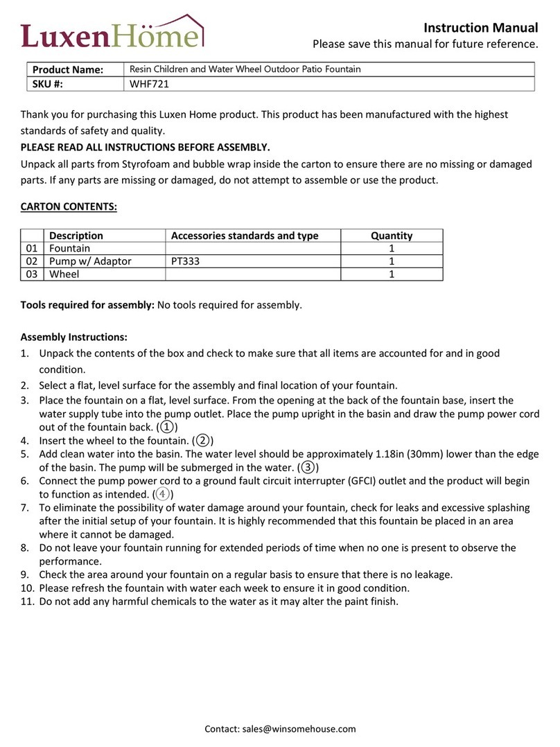 LuxenHome WHF721 instruction manual