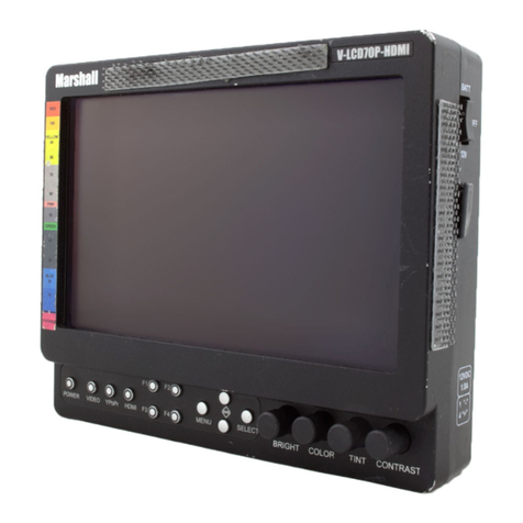 Marshall Electronics V-LCD70P-HDMI User manual