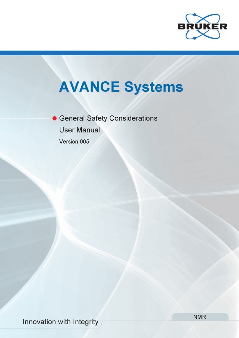 Bruker AVANCE user manual Bruker AVANCE user manual