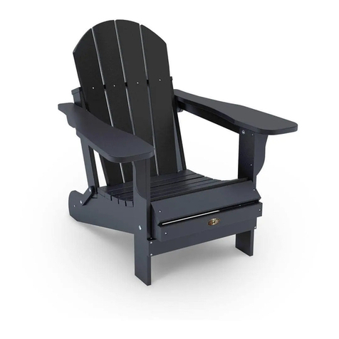 Leisure Line FOLDING ADIRONDACK CHAIR Assembly instructions Leisure Line FOLDING ADIRONDACK CHAIR Assembly instructions