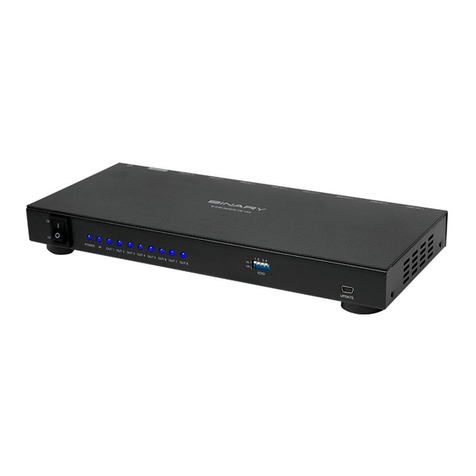 Binary B-230-HDSPLTR-1x8 installation manual