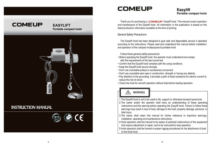 Comeup Easylift EL-300 instruction manual