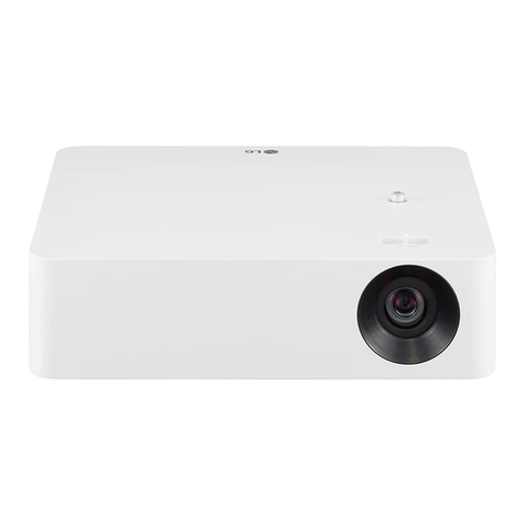 LG CineBeam PF610P User manual