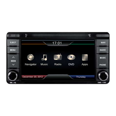 ESX VISION NAVICEIVER VN610 MT-U1 User manual