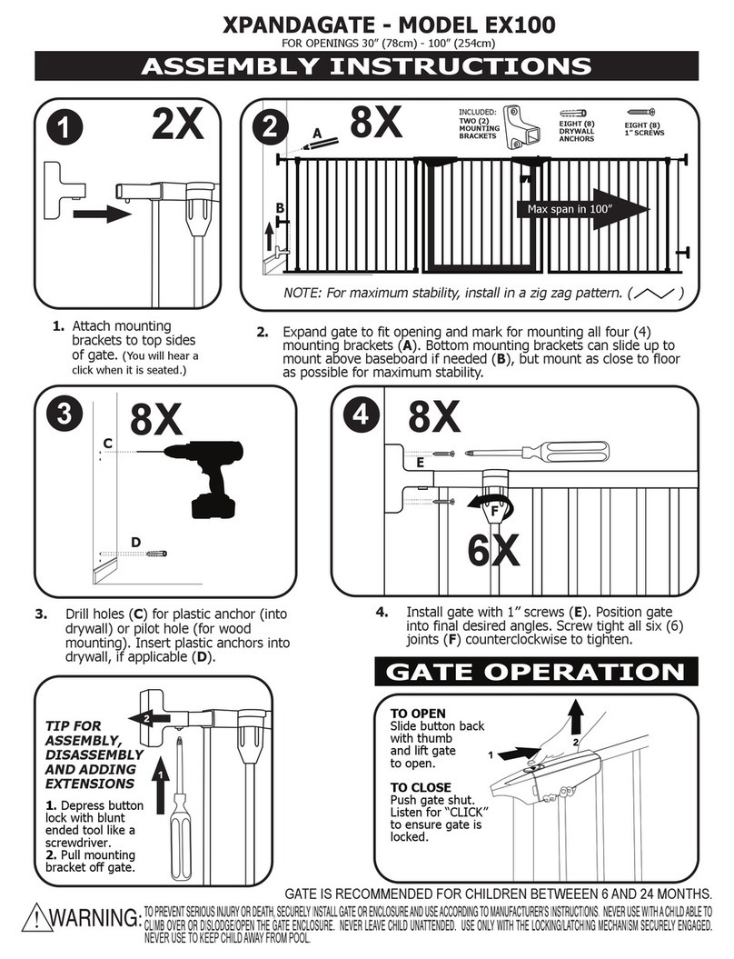 Cardinal Gates XpandaGate Assembly instructions