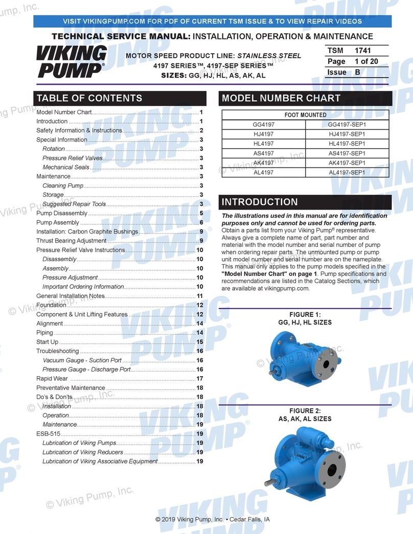Viking pump 4197 Series Technical & service manual Viking pump 4197 Series Technical & service manual