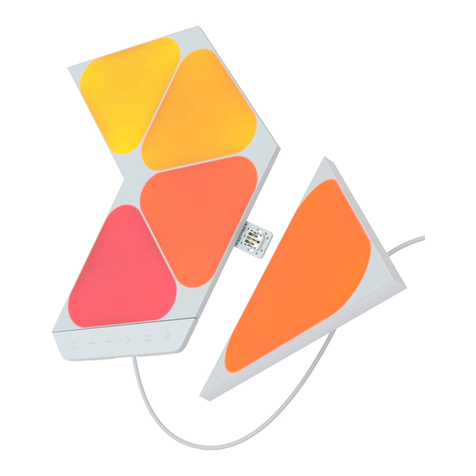 Nanoleaf Shapes Mini Triangles Starter Kit User manual