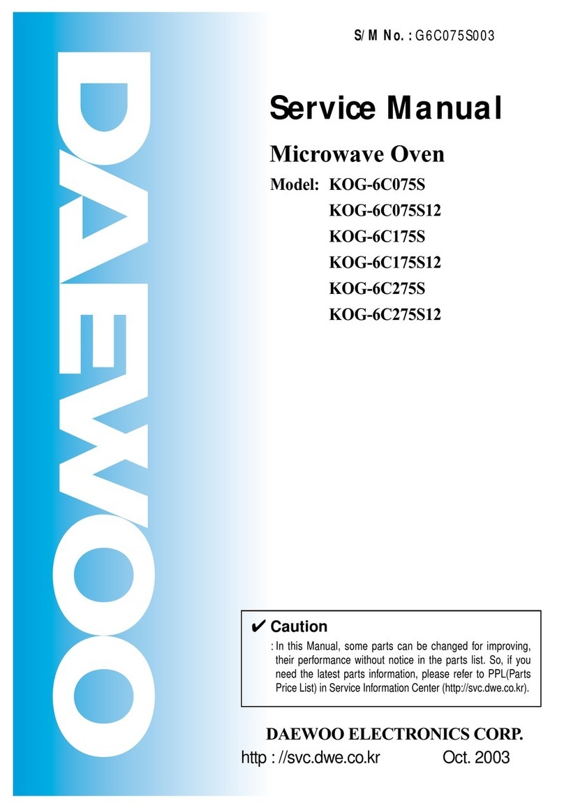 Daewoo KOG-6C075S User manual