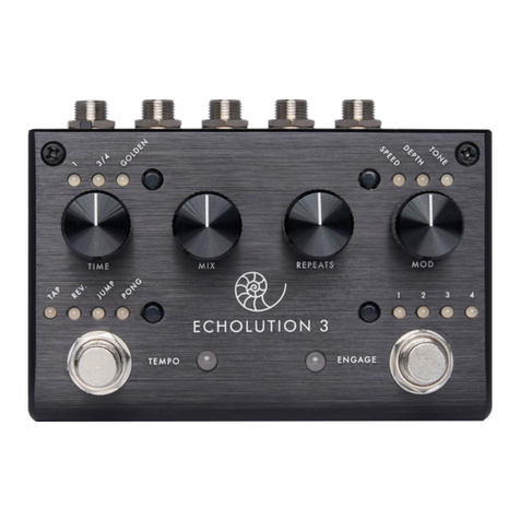 pigtronix ECHOLUTION 3 User manual