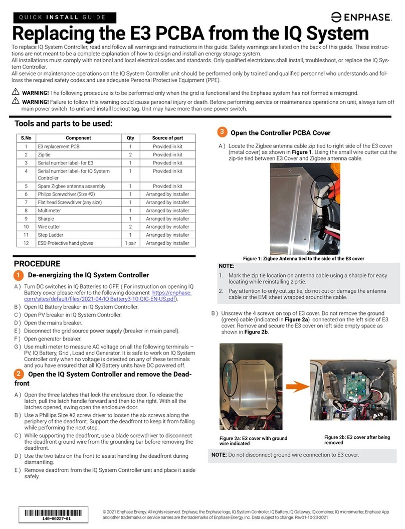enphase E3 PCBA User manual