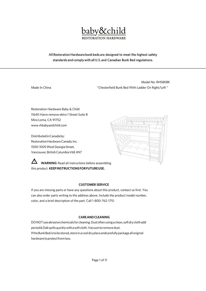 Restoration Hardware Baby & Child RH58KBK manual
