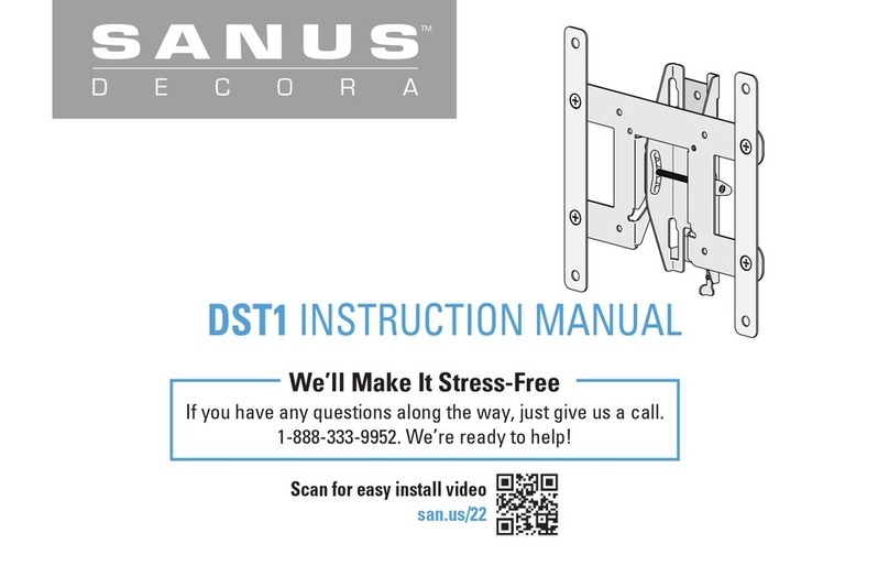 Sanus Decora DST1 instruction manual