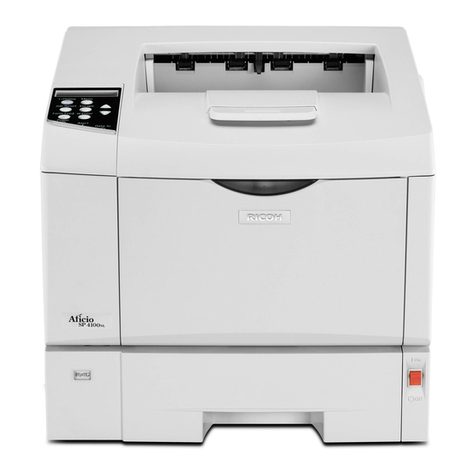Ricoh Aficio SP4100 Series User manual
