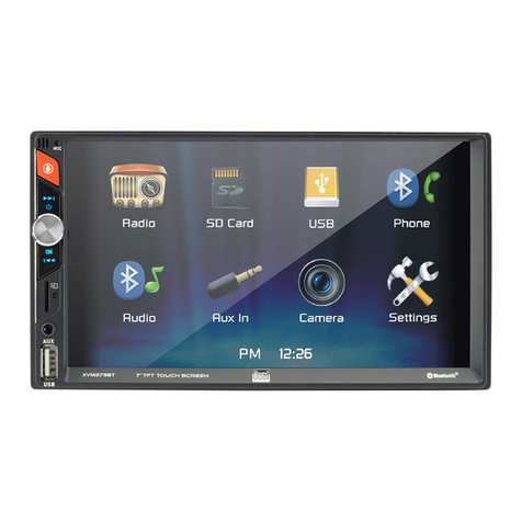 Dual Electronics Corporation XVM279BT Installation & owner's manual