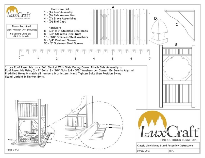 LuxCraft CVSSWhite User manual