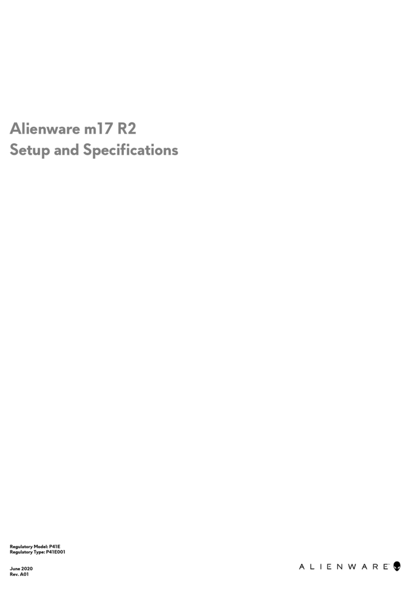 Alienware m17 R2 Operation and maintenance manual
