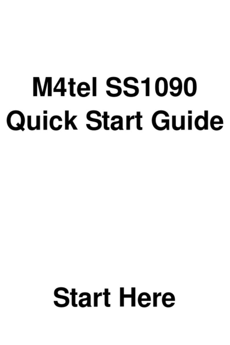M4TEL SS1090 quick start guide