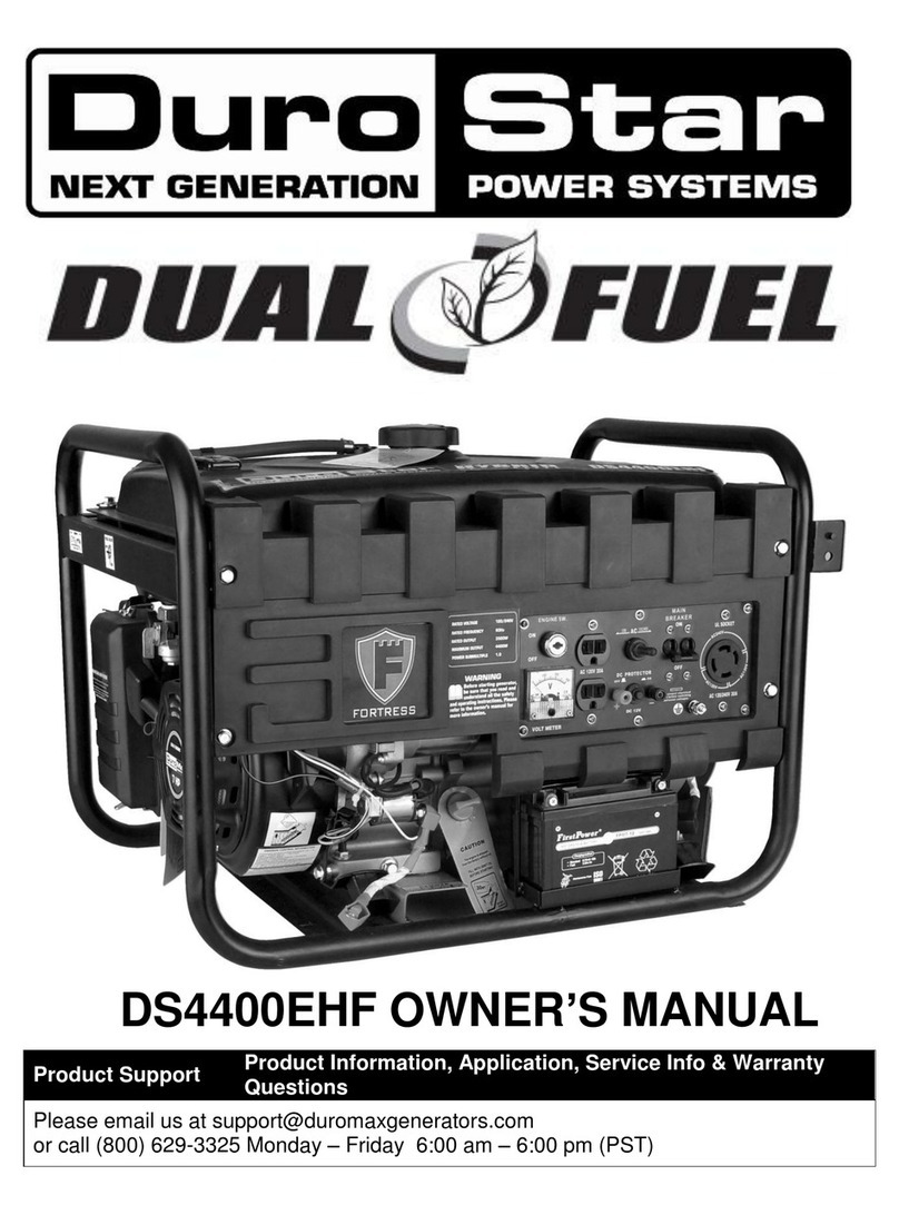 DuroStar DUAL FUEL DS4400EHF owner's manual