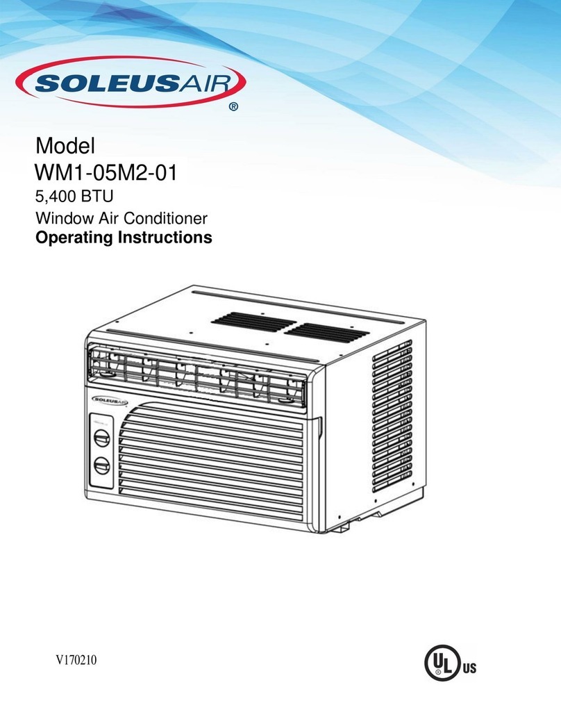 Soleus Air WM1-05M2-01 User manual