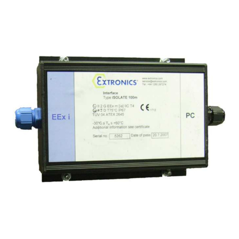 extronics ISOLATE 100: ISOLATE 100M operating manual