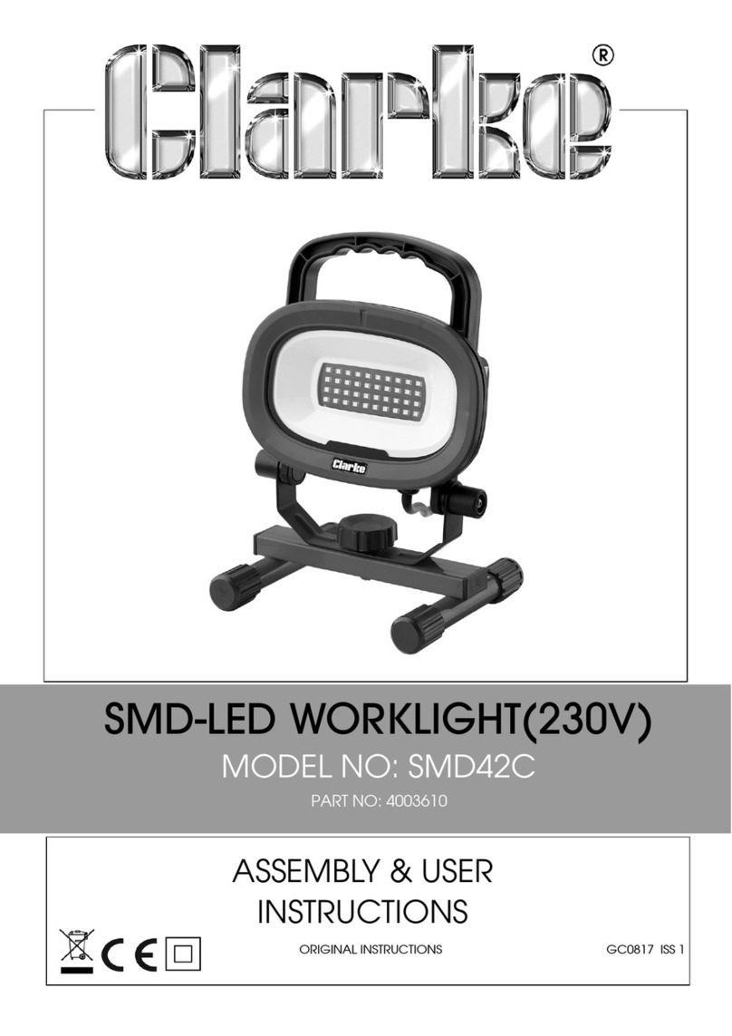 Clarke SMD42C Owner's manual Clarke SMD42C Owner's manual