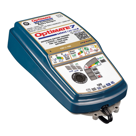 TecMate Optimate 7 Select Instructions for use