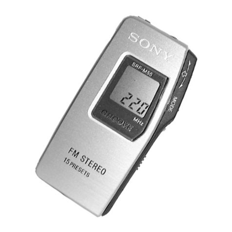 Sony SRF-M55 User manual
