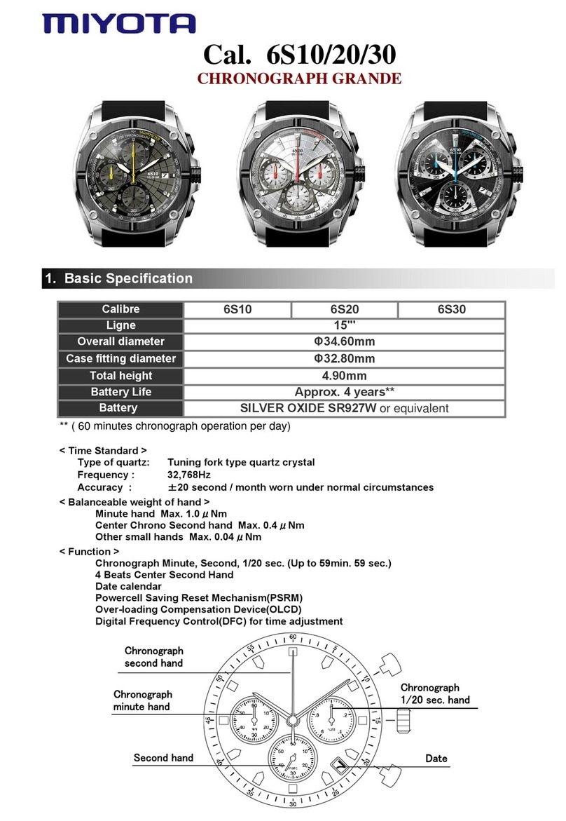 Citizen 6S10 manual