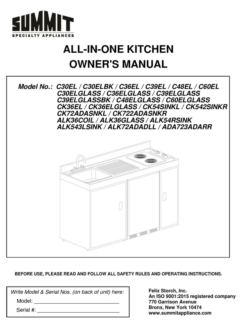 Summit C30ELBK owner's manual