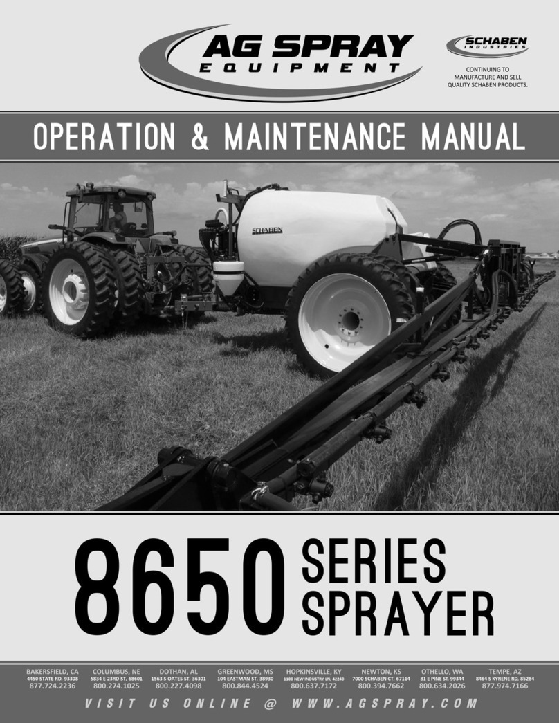 AG SPRAY Schaben 8650 Series Manual