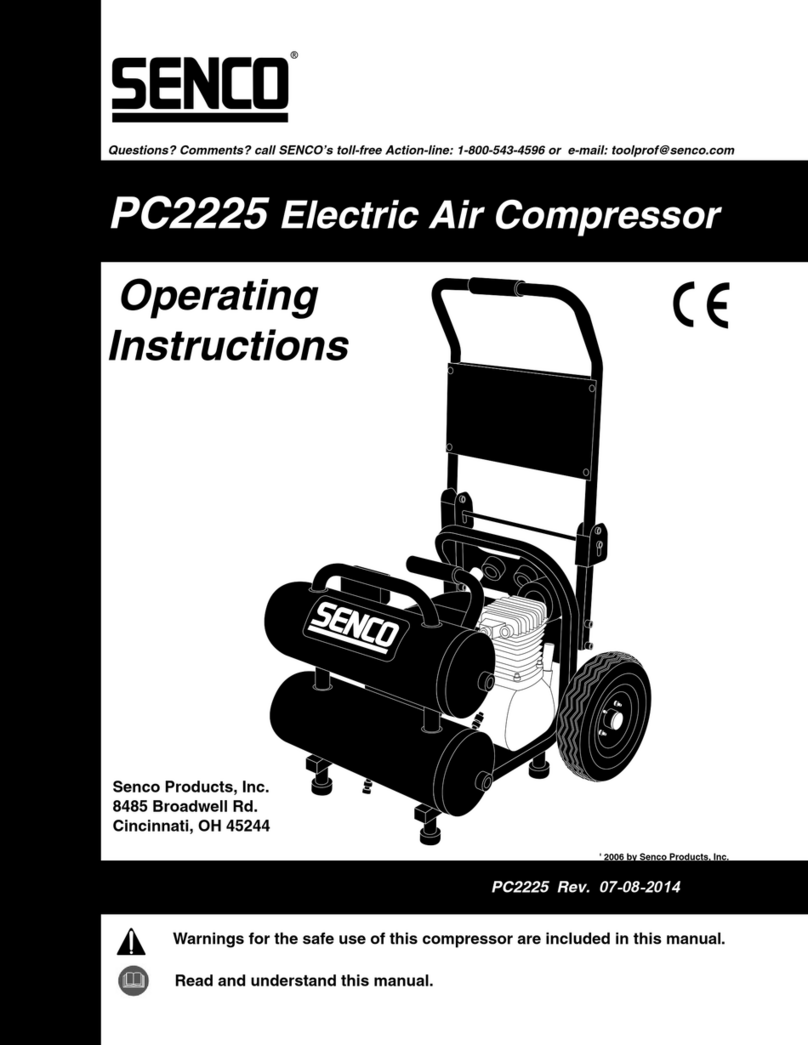 Senco PC2225 operating instructions