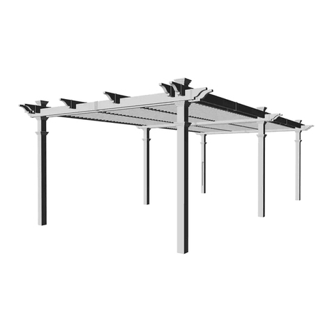 New England Arbors Brandenburg Pergola Assembly guide