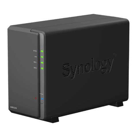 Synology NVR1218 Hardware installation guide