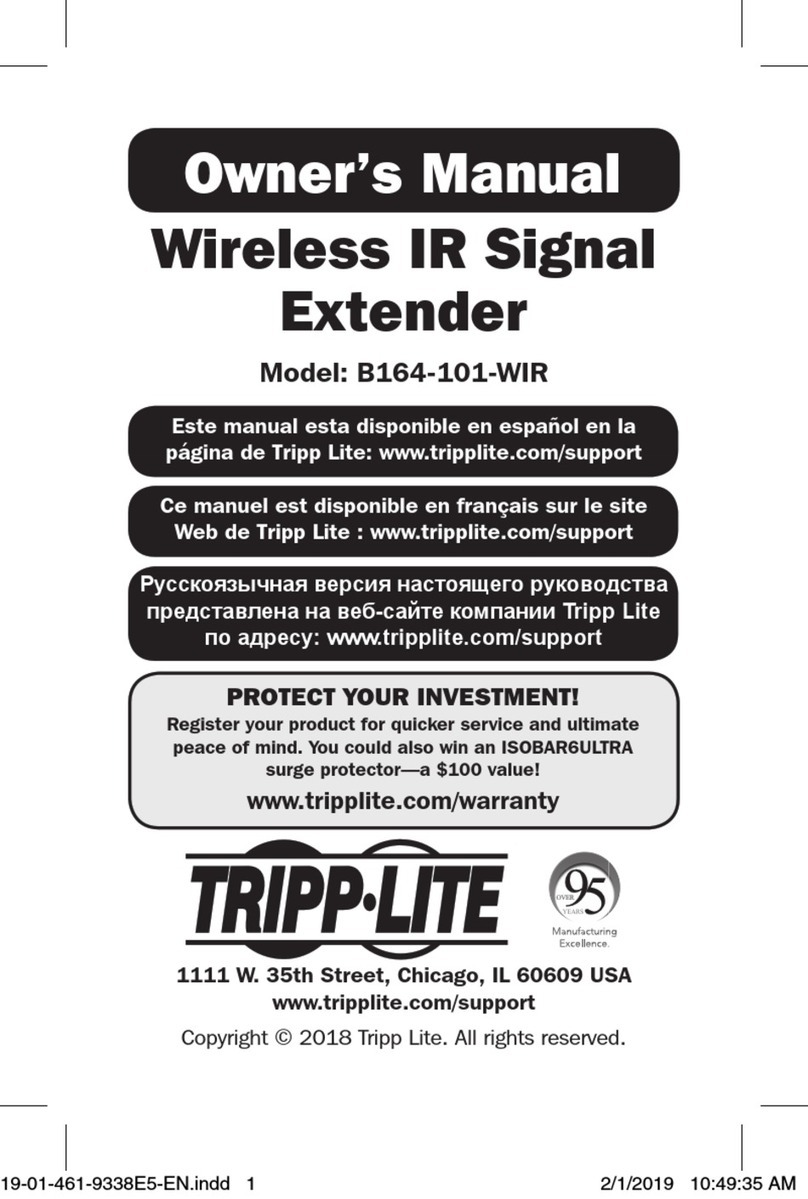 Tripp Lite B164-101-WIR User manual