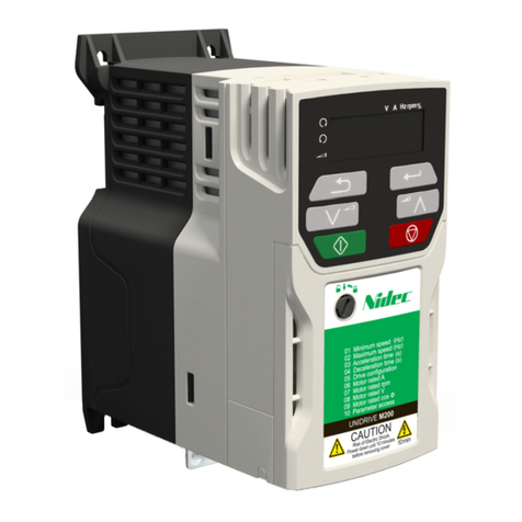 Nidec Unidrive M201 User manual