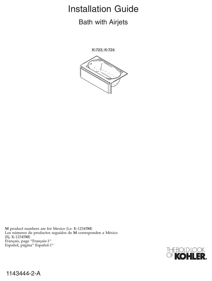 Kohler Memoirs K-723 installation guide