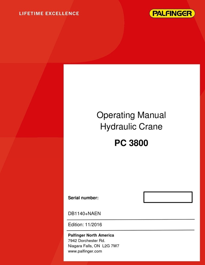 Palfinger PC 3800 operating manual