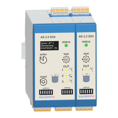 aquasant AS 2.0 D24 operating manual