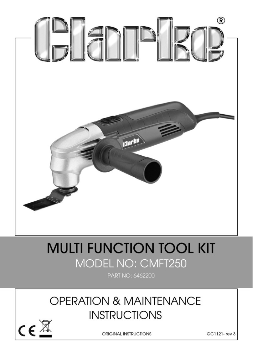 Clarke CMFT250 Instruction Manual