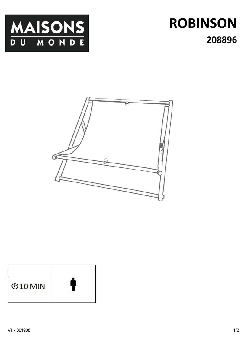 MAISONS DU MONDE ROBINSON 208896 quick start guide MAISONS DU MONDE ROBINSON 208896 quick start guide