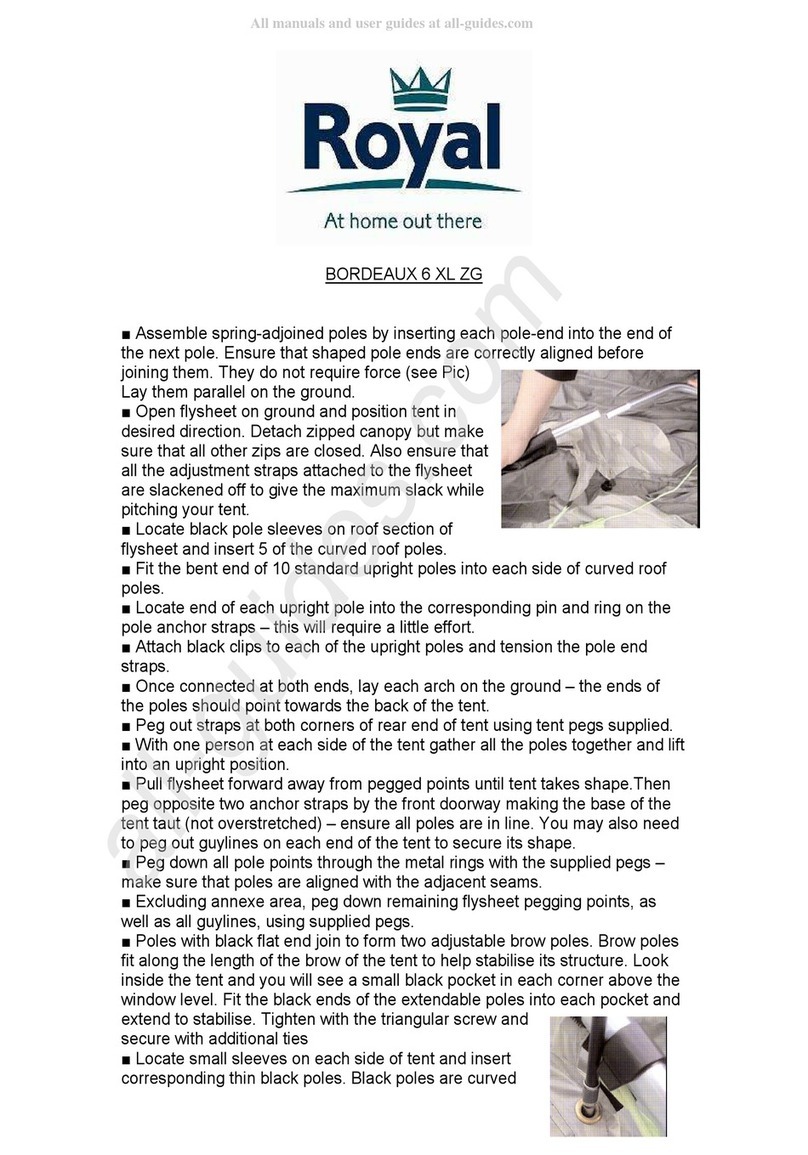 Royal BORDEAUX 6 XL ZG Operation manual