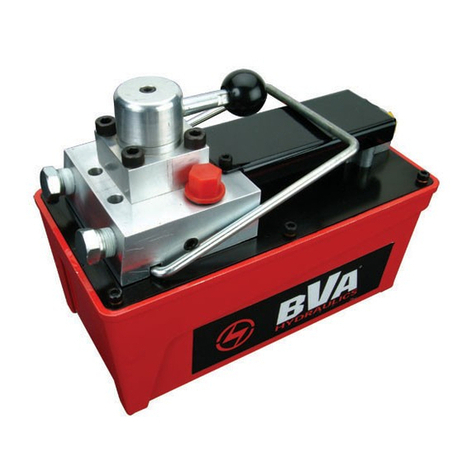 BVA Hydraulics PA1500M instruction manual