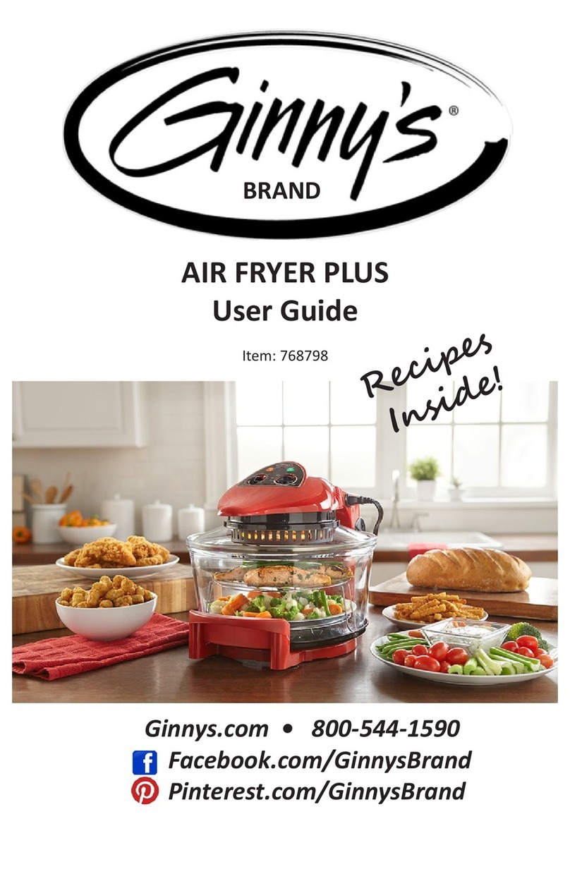 Ginnys AIR FRYER PLUS User manual