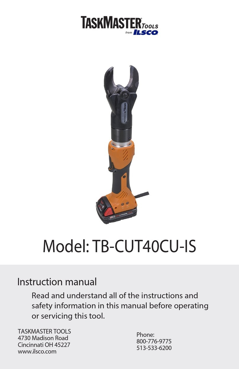 Ilsco TASKMASTER TOOLS TB-CUT40CU-IS User manual