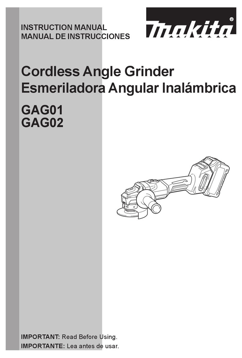 Makita GAG01 User manual