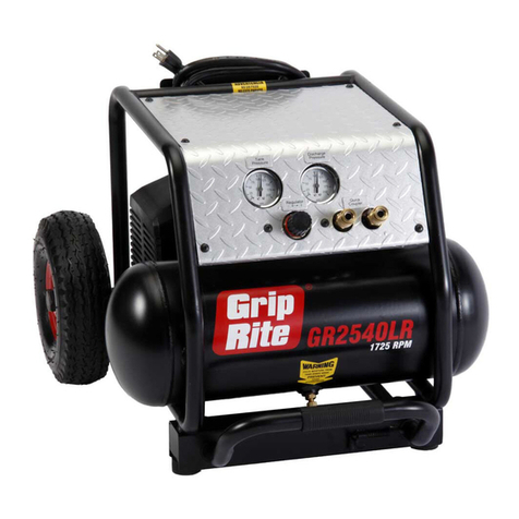 Grip Rite GR2540LR Operating manual and parts list
