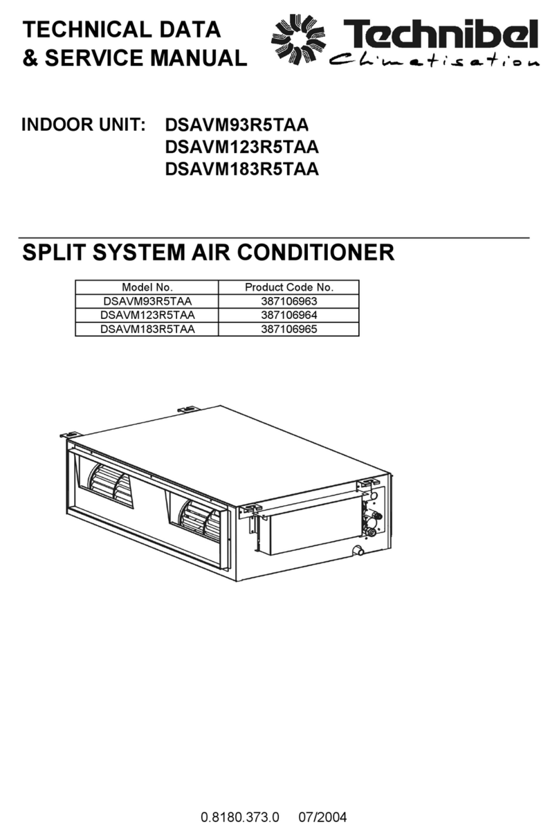 Technibel Climatisation DSAVM93R5TAA Manual
