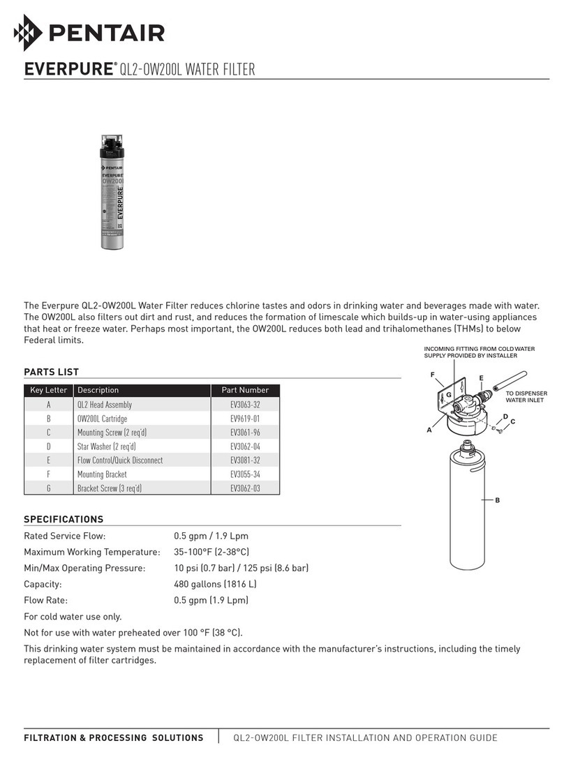 Pentair Everpure QL2-OW200L User manual