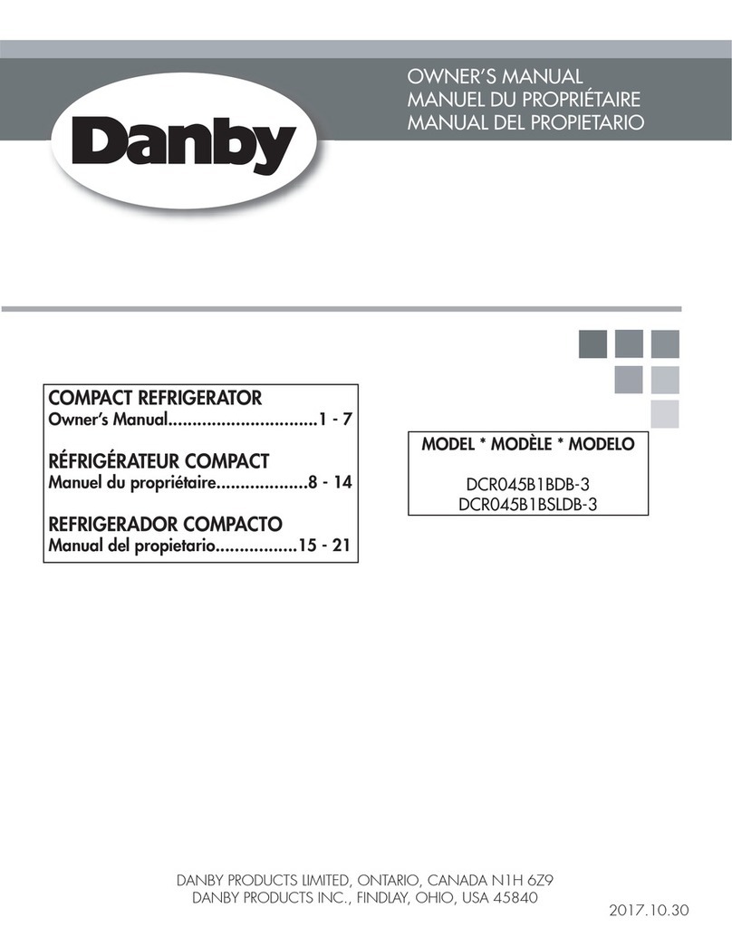 Danby DCR045B1BDB-3 owner's manual