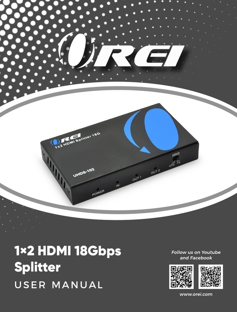Orei UHDS-102 user manual
